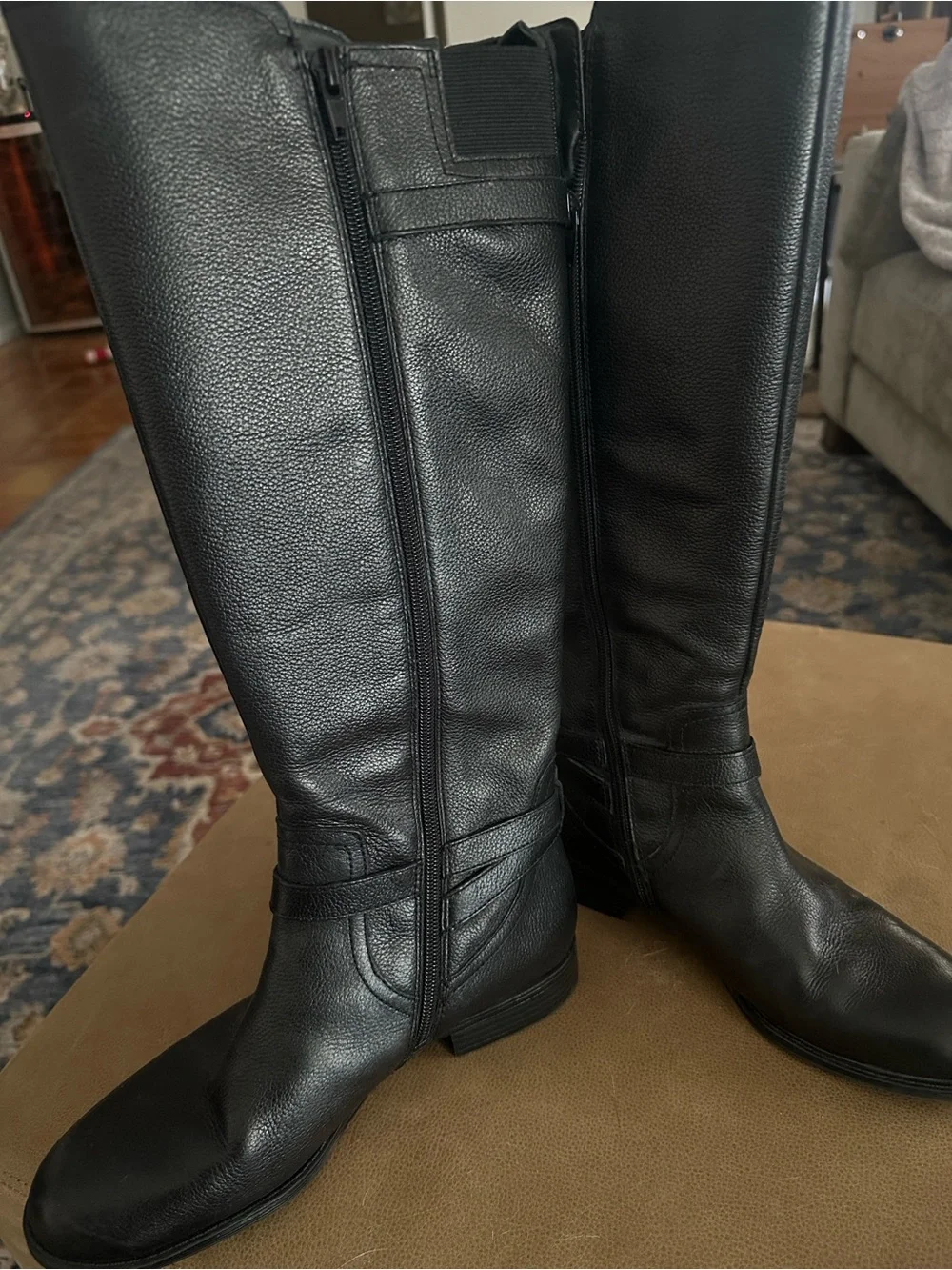 Naturalizer Jennings black riding boots